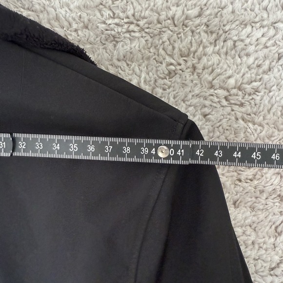 Koppen Jacket Women Size M Black Soft Shell Fleece Lined Lightweight Full Zip - Picture 6 of 9